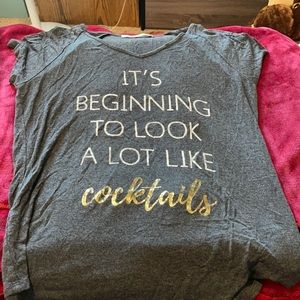 grey graphics tshirt